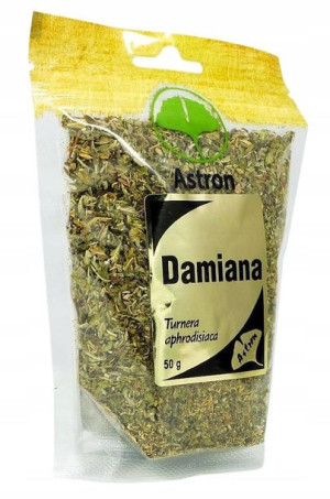 Astron Liść Damiana - skrawki liści - 50g LIBIDO