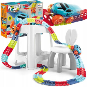 Tor Samochodowy Elastyczny Changeable Track 46 Elementów
