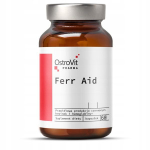 OstroVit Pharma Ferr Aid 60 kap. ŻELAZO ORGANICZNE