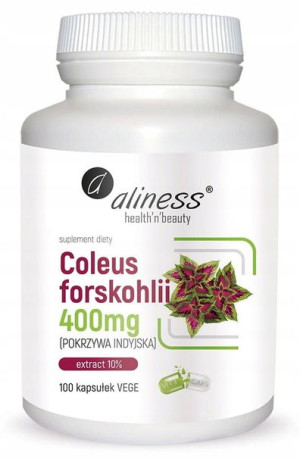 ALINESS Coleus forskohlii 10% pokrzywa indyjska