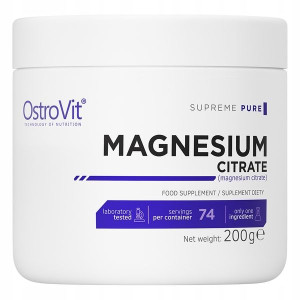 OstroVit Cytrynian Magnezu 200 g naturalny
