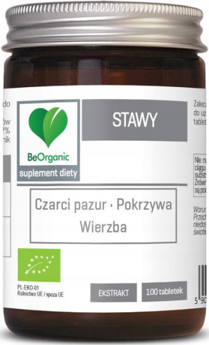 Be Organic Stawy BIO 400 mg x 100 tabletek