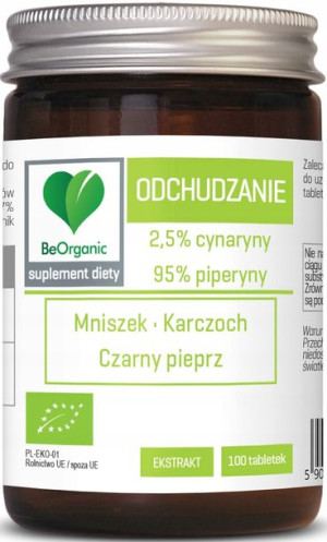 BeOrganic Odchudzanie BIO 400 mg x 100 tabletek