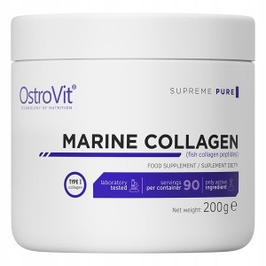 OstroVit Kolagen Morski w proszku 200 g naturalny