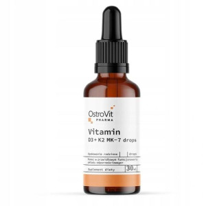 OstroVit Pharma Witamina D3+K2 MK-7 krople 30 ml