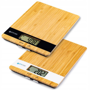 Elektroniczna Waga Kuchenna Drewniana 5kg Bambus