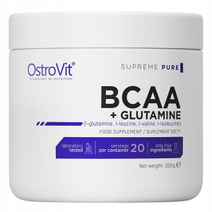 OstroVit BCAA z Glutaminą 200 g naturalny