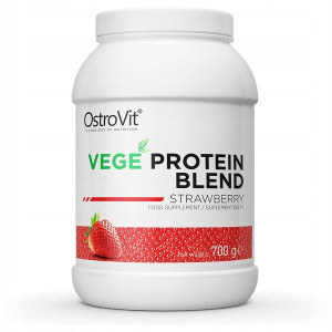 OstroVit VEGE Protein Blend 700 g truskawkowy