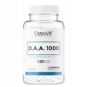 OstroVit D.A.A 1000 mg 120 kap. kwas D-asparginowy