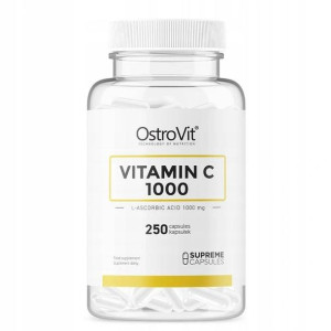 Witamina C 1000 mg 250 k. ANTYOKSYDANT, ODPORNOŚĆ