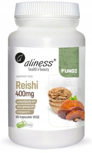 ALINESS Reishi ekstrakt owocniki 400mg x 90 Vege