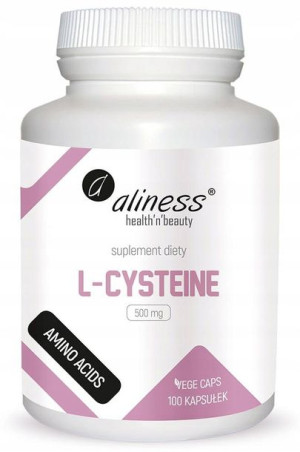 Aliness L-Cysteine 500 mg x 100 Vege caps.
