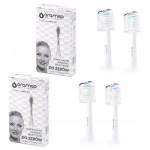 4 X Końcówki Do Szczoteczek Oro-brush Oromed