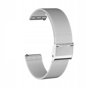 Pasek Bransoleta Mesh Srebrna Smartwatch Kw10 Kw20