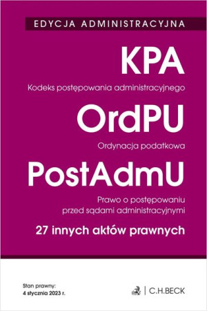 Kodeks Postępowania Administracyjnego Ordynacja Po
