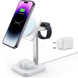 Ładowarka bezprzewodowa ESR Halolock 3in1 Watch Magnetic MagSafe Wireless C