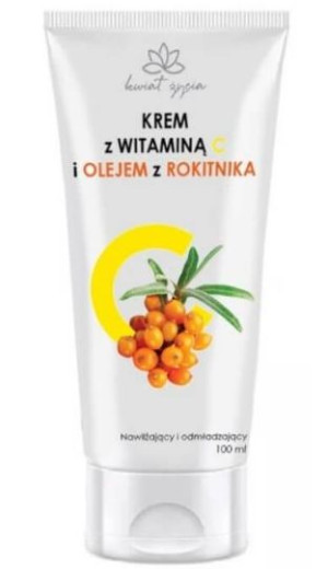 Krem  do twarzy z witaminą C i olejem z rokitnika White Pharma