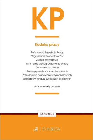 Kp Kodeks Pracy Oraz Ustawy Towarzyszące Książka