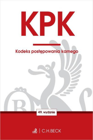 Kpk Kodeks Postępowania Karnego Wyd 49 Książka