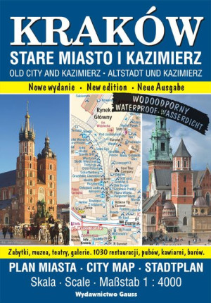 Kraków Stare Miasto I Kazimierz Plan Miasta Foliow