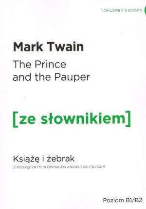 Książę I Żebrak Ze Słownikiem Twain Mark Książka