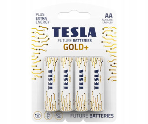 Bateria alkaliczna LR6 TESLA GOLD+ B4 1,5V