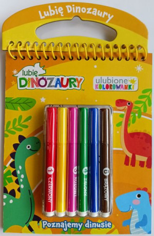 Lubię Dinozaury Ulubione Kolorowanki Cz 1 Poznajmy