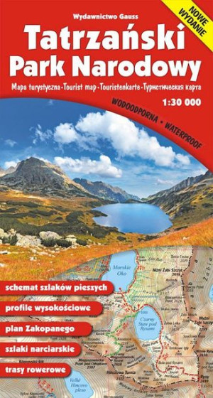 Mapa Tatrzański Park Narodowy Wyd Foliowane Wyd