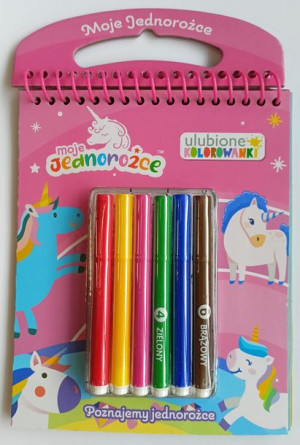 Moje Jednorożce Ulubione Kolorowanki Cz 1 Poznajem