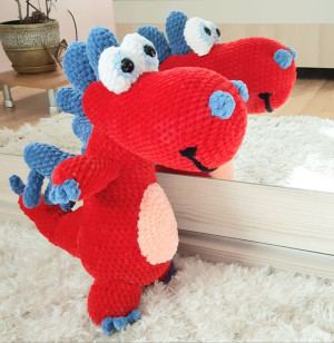 Smok Edzio Maskotka Handmade ok.30cm Dzień Dziecka