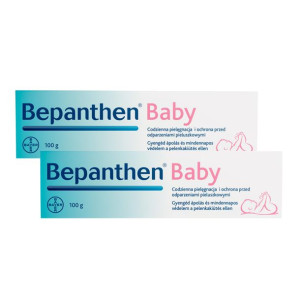 2x Bepanthen Baby maść ochronna na odparzenia pieluszkowe 100 g