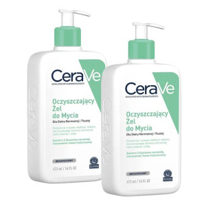 2x Cerave Oczyszczający Żel do Mycia 473 ml