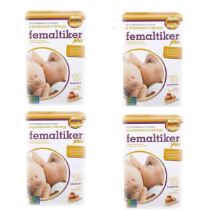 4x Femaltiker plus smak karmelowy 12 saszetek