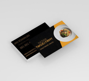 Wizytówka Gastronomia 1000 Sztuk+projekt