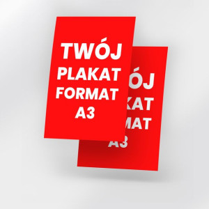 Plakaty A3 Wydruk 20 Sztuk Wysoka Jakość