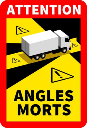 Naklejka LAMINOWANA Angles MortsTIR Francja 5 szt.