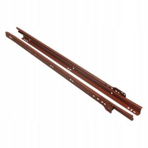 Prowadnica rolkowa 550mm GAMET kolor MOKKA