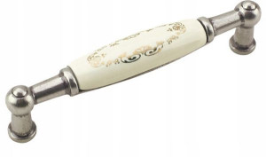 Uchwyt meblowy GAMET UP21 nikiel patyna 96mm MLK-3