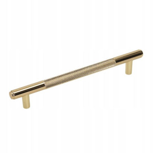 Uchwyt meblowy reling GAMET RE32-160 złoty połysk