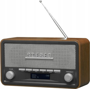 Radio FM Kuchenne Bateryjne + Alarm Retro Radio
