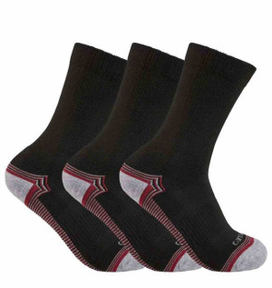 Skarpety Carhartt Force Midweight Crew 3x Black 38-41