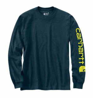 Koszulka Carhartt Heav Sleeve Logo Night Blue S