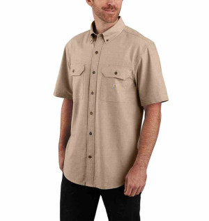 Koszula Carhartt Midweight Chambray Dark Tan M