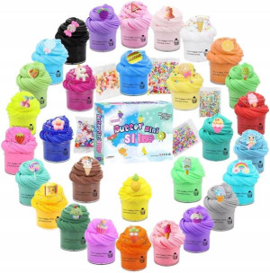 Zestaw Slime Super Miękki Diy Fluffy - 30 Sztuk