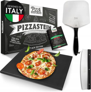 Kamień do pieczenia PIZZY + łopatka nożyk do pizzy