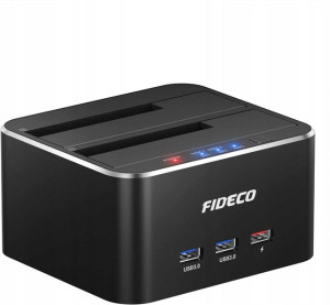 Fideco Stacja Dokująca Dysków Sata 2x Hdd Ssd 16tb