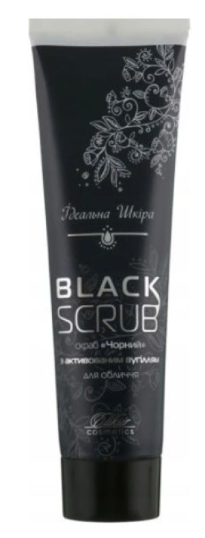 Czarny Peeling z aktywnym węglem do twarzy 100ml