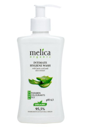 Płyn do higieny intymnej z wyciągiem z ekstr.aloesu Melica Organic