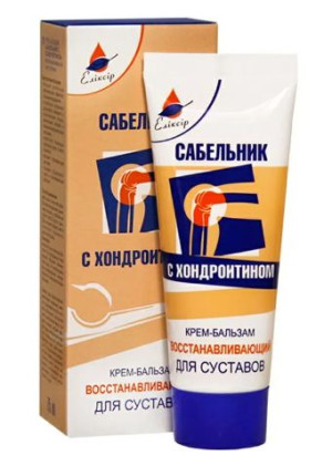 Krem rozgrzewający sabelnik z chondroityna Elixir