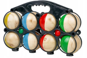 Kule Do Gry Gra Bule Boule Petanque 8szt Nosik